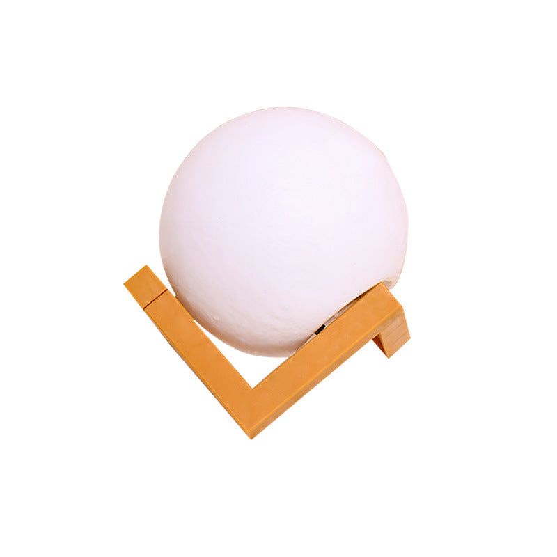 3D Print Rechargeable Moon Lamp LED Night Light Creative Touch Switch Moon Light for Bedroom Decoration Birthday Gift